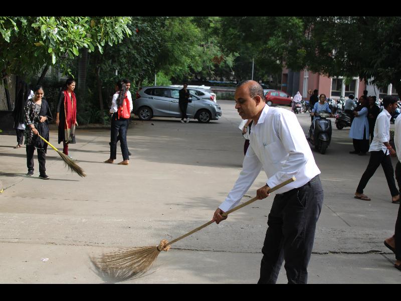 Cleanliness campaign under Development Week
